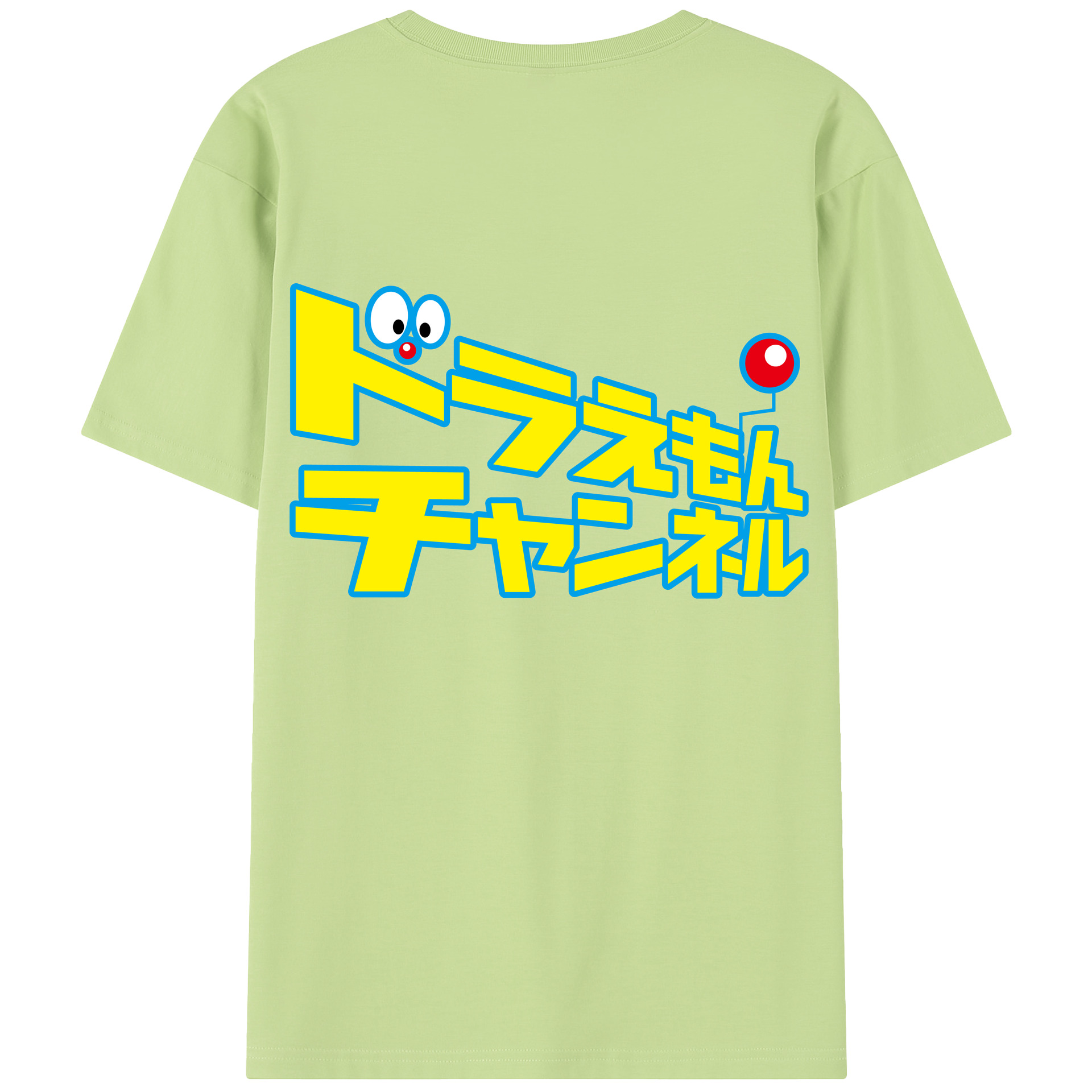 （画像用） ドラえもん Doraemon 綿100％半袖Tシャツ（背面プリント）